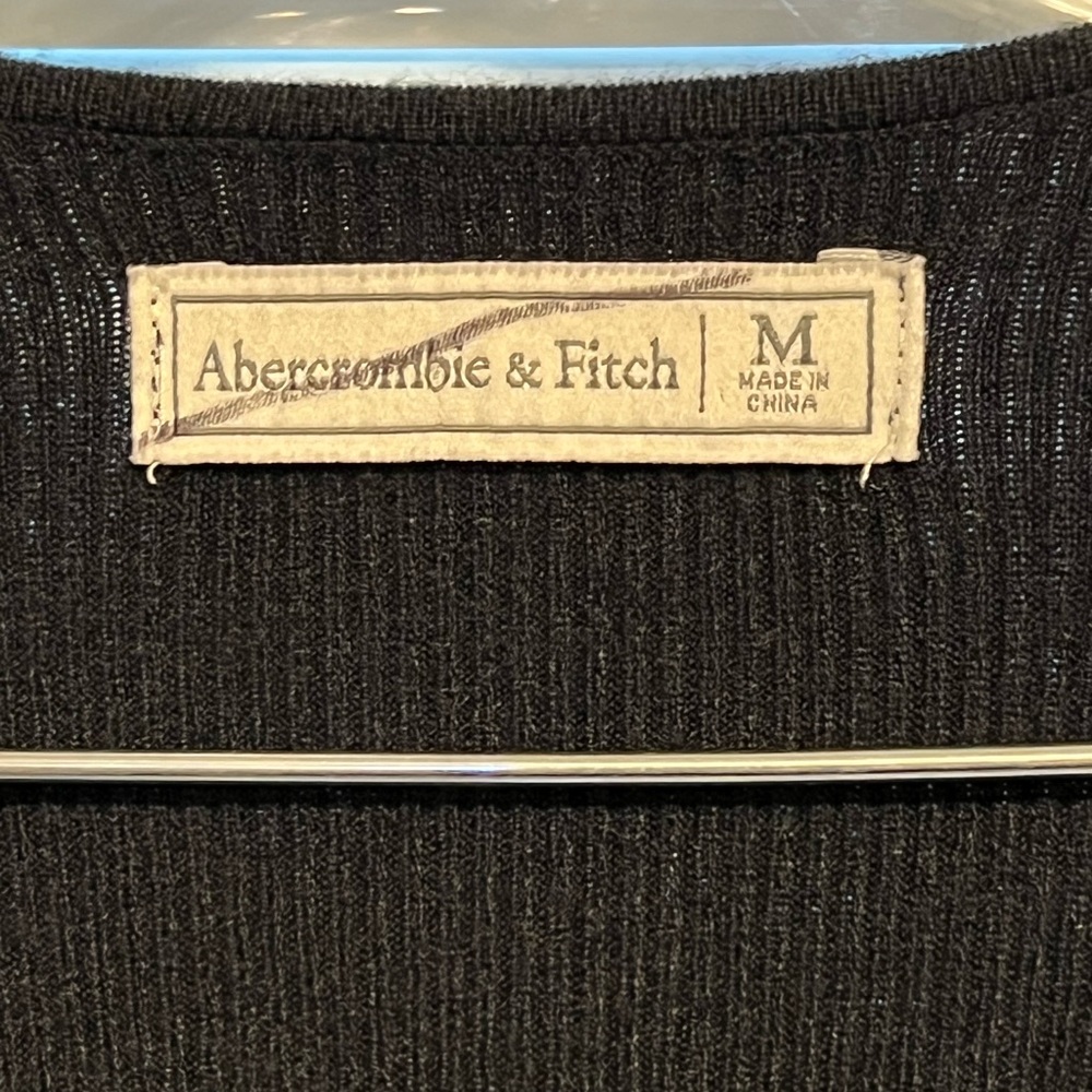 Abercrombie & Fitch Black Long Sleeve Dress - Picture 11 of 12